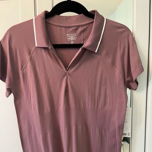 Athleta Momentum Polo Tee Size L